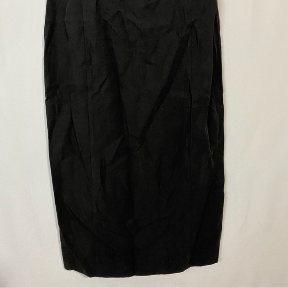Cooper St Women’s Follow Me Sleeveless Linen Blend Midi Sheath Dress Black NWOT - Picture 3 of 8